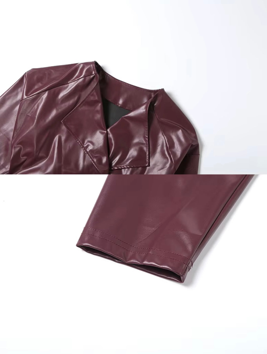 Bombshell Crop Leather