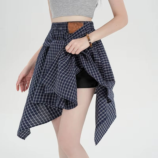 Collegiate Flannel Skirt
