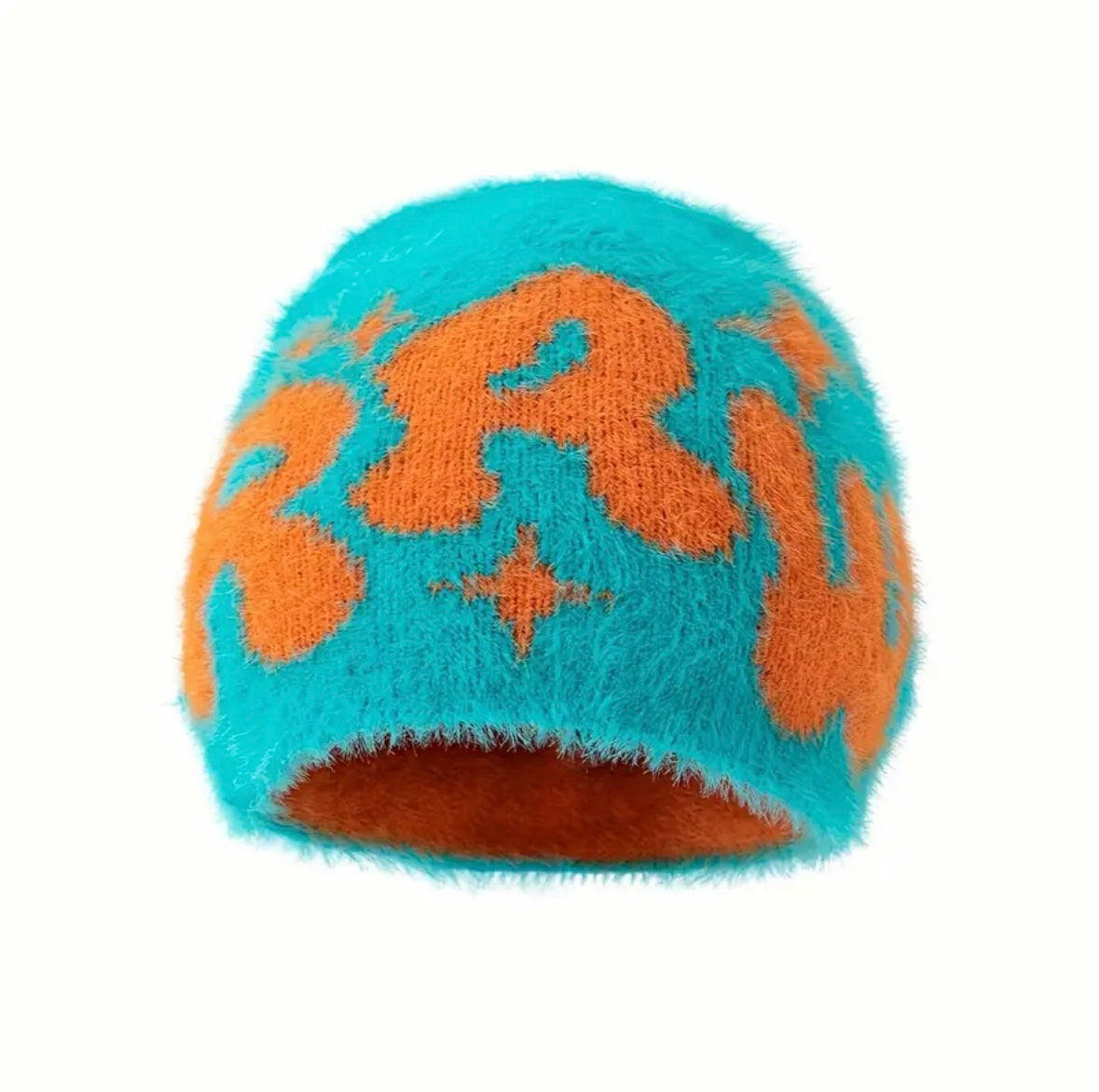 Raw Mohair Beanie