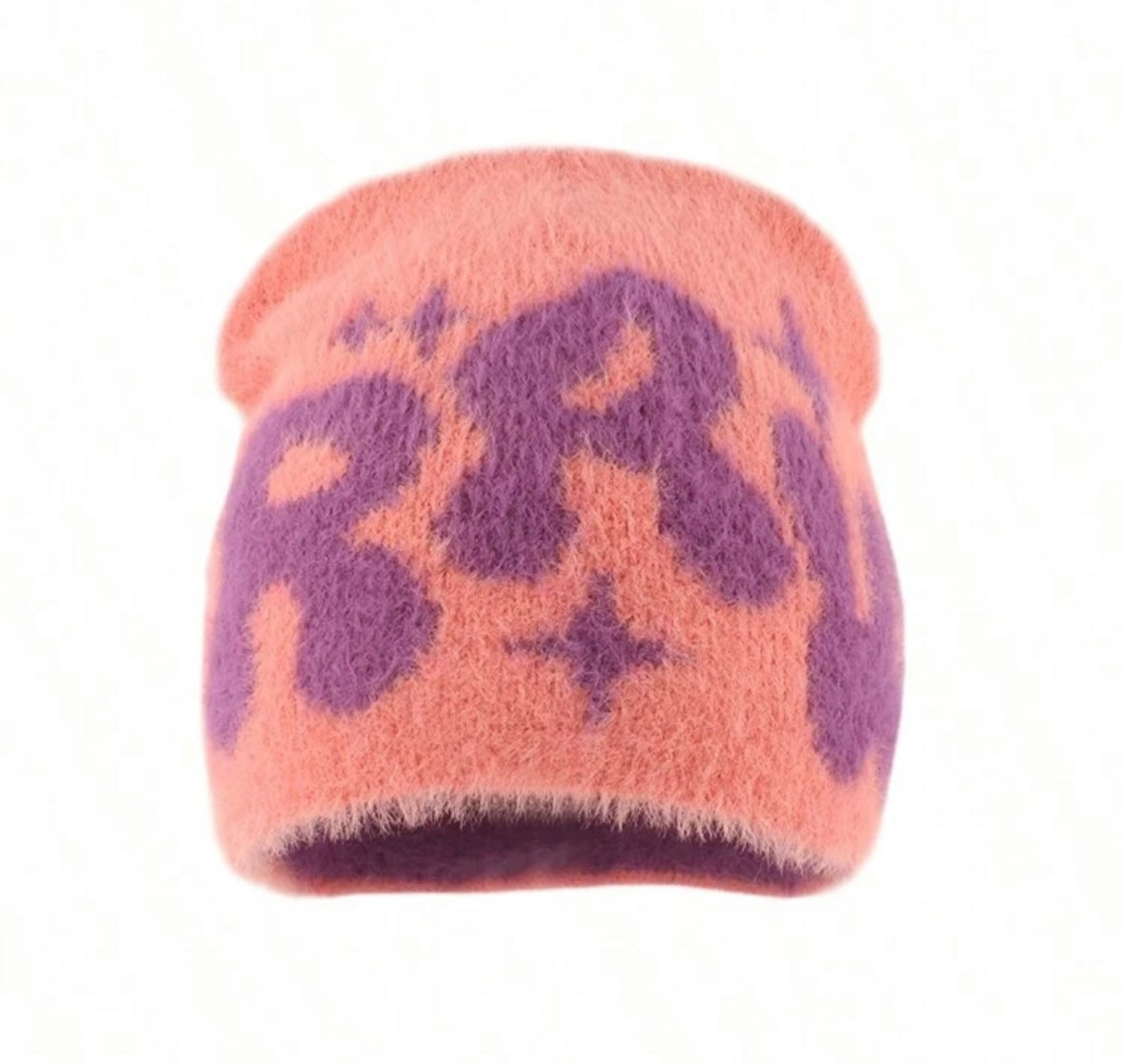 Raw Mohair Beanie