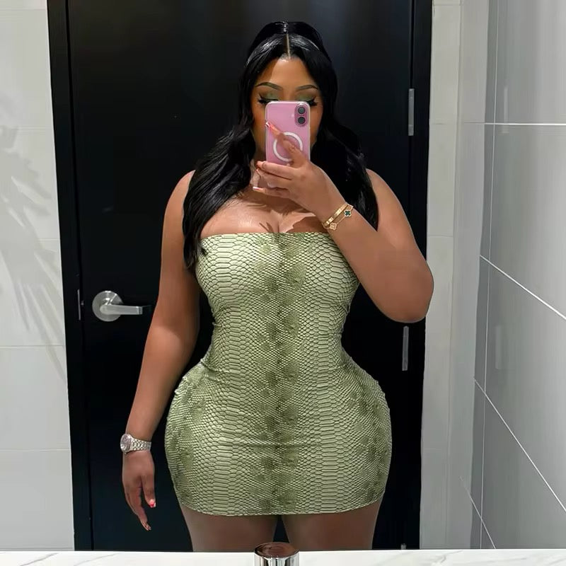Cobra Mini Dress