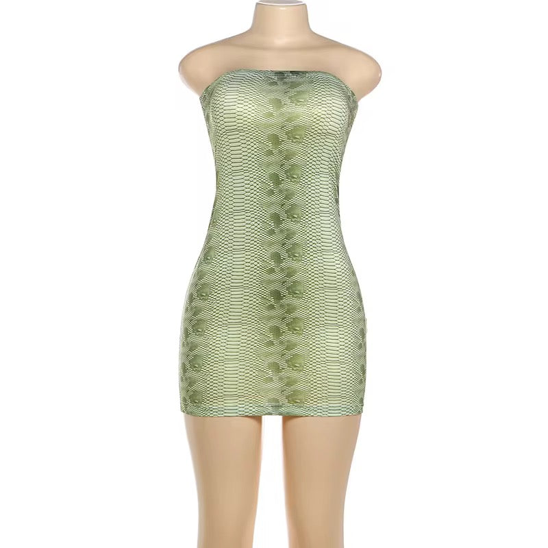 Cobra Mini Dress