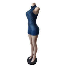 Official Girl Denim Romper