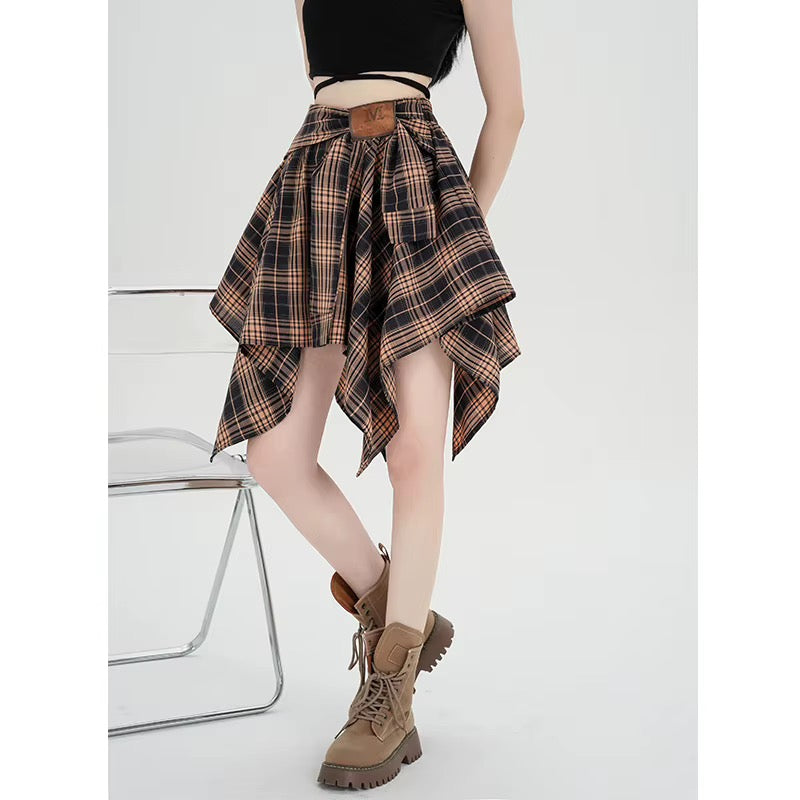 Collegiate Flannel Skirt