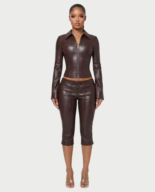Major Pain Capri Leather Set