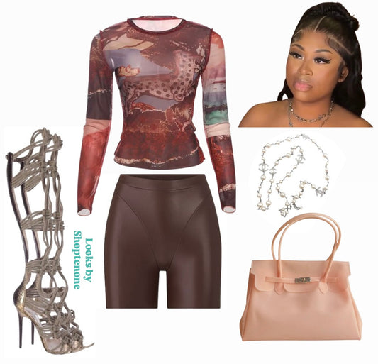 Wild Side Mesh Top